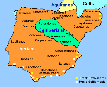 iberian iberians tribes languages scenario punic wars created peninsula map mediterranean greek history gif coast colonists