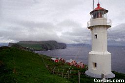 Lighthouse on the Faroe islands